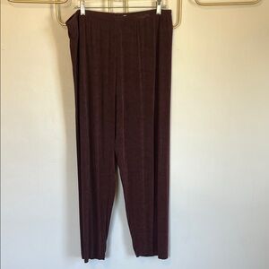 XL Travel Elegance Brown Women's Pants